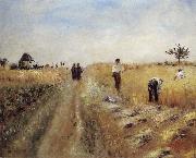 Pierre Renoir The Harvesters painting